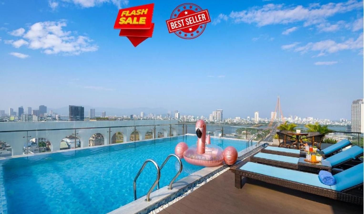 Gold Plaza Hotel Da Nang Bagian luar foto